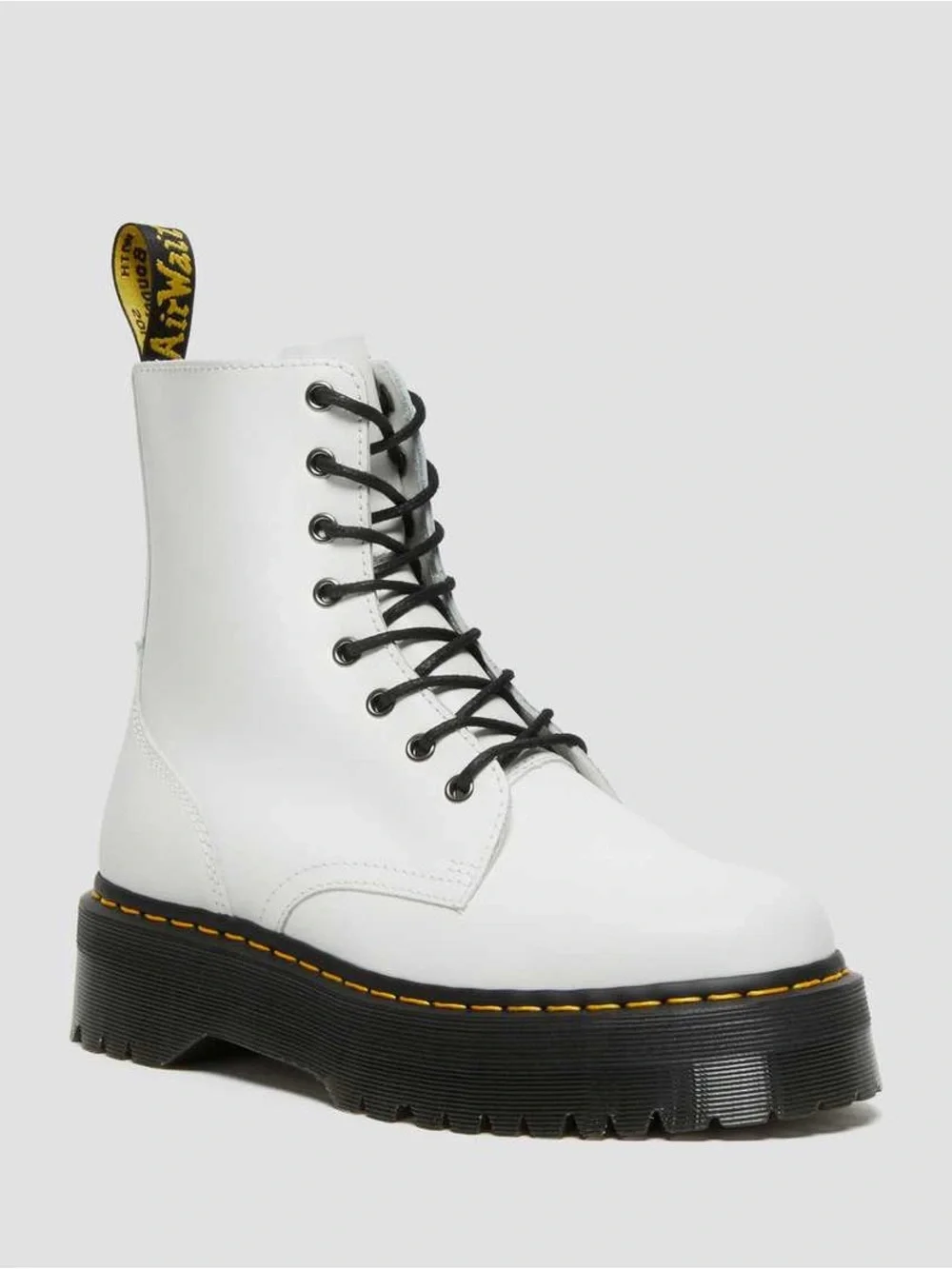 Dr. Martens White Jadon Platform Boots Women’s Size US 7 EU 38